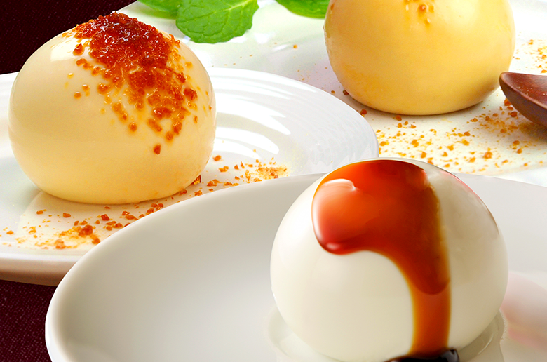 風船に入った見た目の可愛さでお土産にも人気!
牧家を代表するミルクスイーツを食べ比べセット