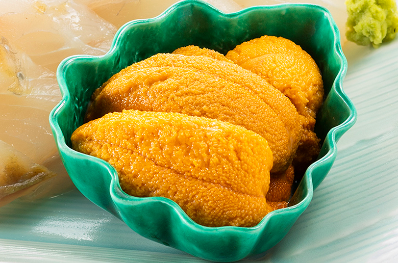 うに本来の濃厚で味わいのある
高級感漂う磯の香り