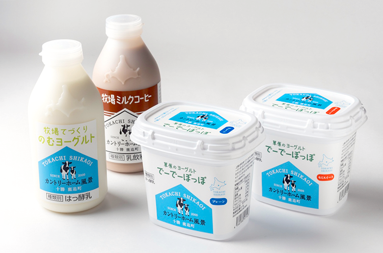 自社牧場で搾った生乳をその日のうちに加工し
濃厚でさっぱりとした乳製品の詰め合わせ
