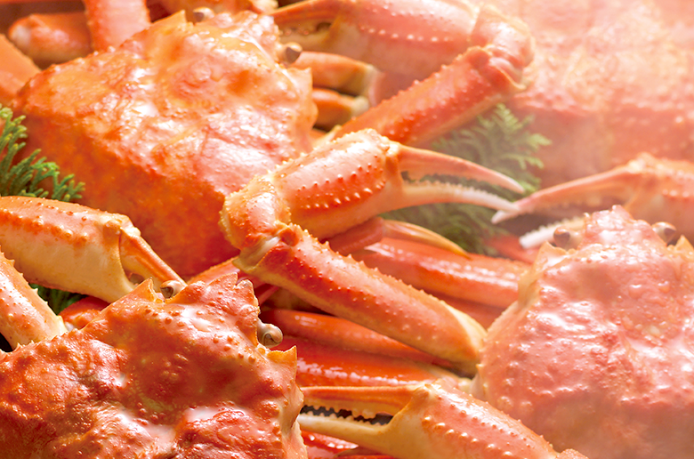 極寒の海で育まれたずわいがにを塩ゆでし急速冷凍
旨味をギュッと閉じ込めました