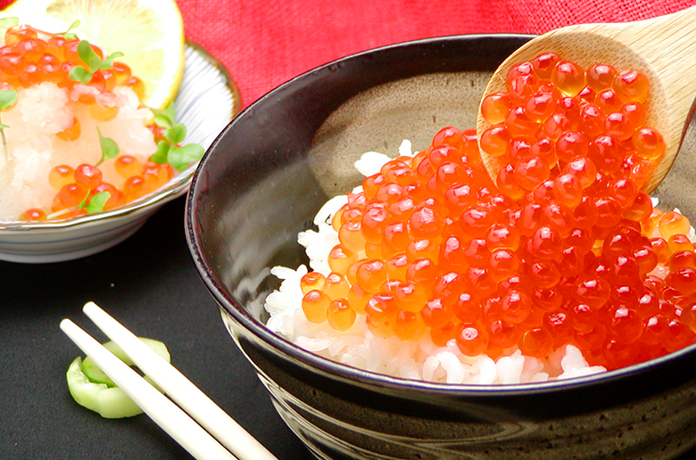 北海道を代表する大人気の水産物
「いくら」と「うに」のコラボレーション