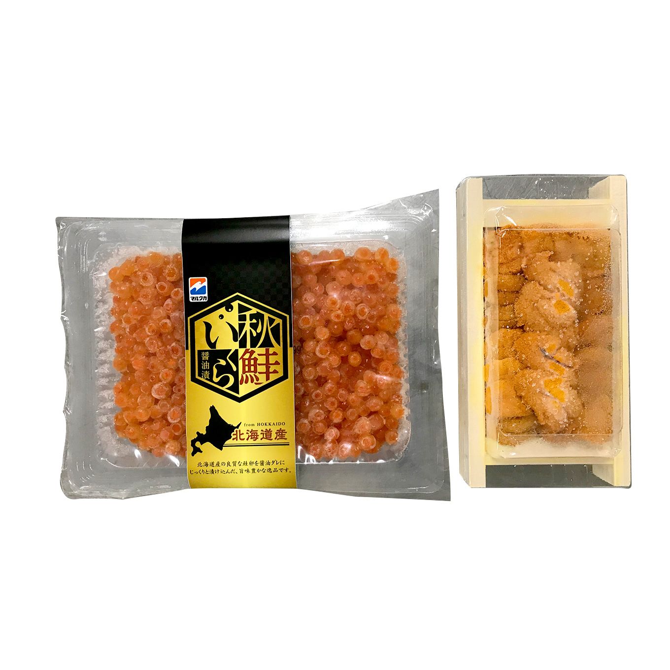 グリーン住宅ポイント北海道産 いくら醤油漬け・冷凍生うに(バフンウニ)セットイメージ