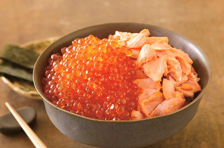 紅鮭さけ茶漬・いくら醤油漬・数の子醤油漬
お食事を贅沢にする瓶に詰め合わせました!