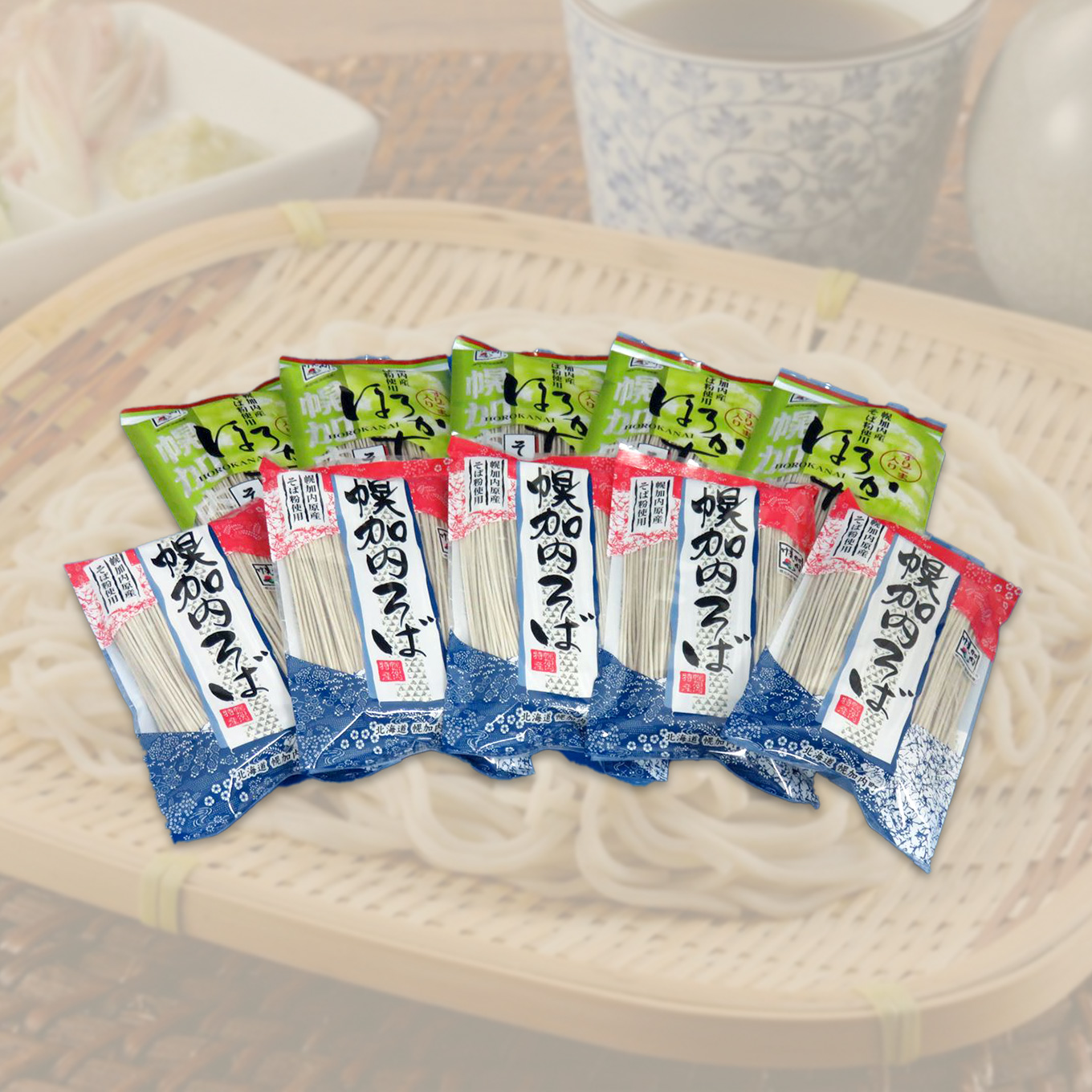 グリーン住宅ポイント幌加内そば 乾麺セット(10袋)イメージ