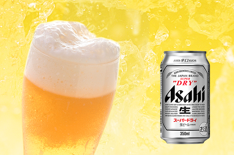 さらりとした飲み口、キレ味さえる
いわば辛口の生ビール