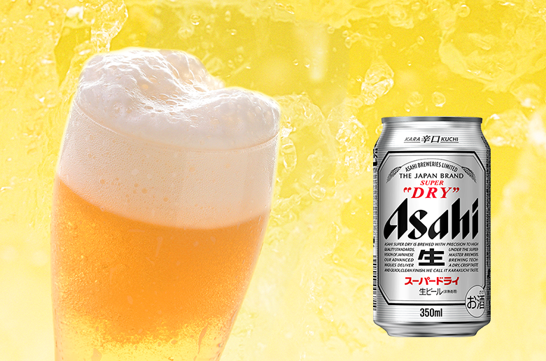 さらりとした飲み口、キレ味さえる
いわば辛口の生ビール