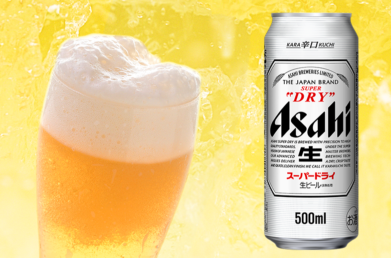 さらりとした飲み口、キレ味さえる
いわば辛口の生ビール