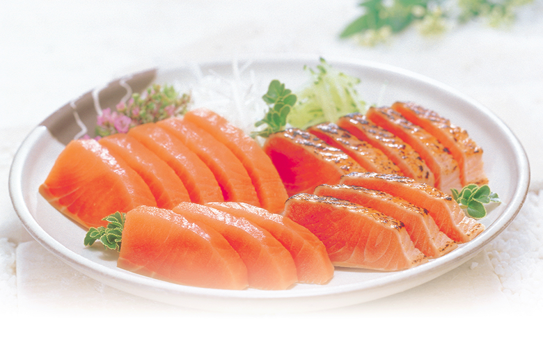 養殖サーモンに比べ、あっさりとした味わい
鮭本来の味が楽しめる