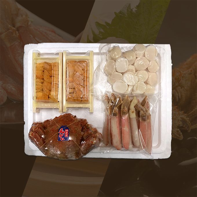  魚介類加工品。北海道海鮮セット(Ｂ)《丸高水産》