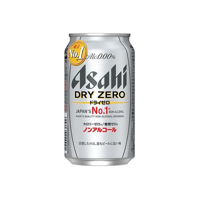 アサヒビールの ノンアルコール。アサヒドライゼロ350ml×24本