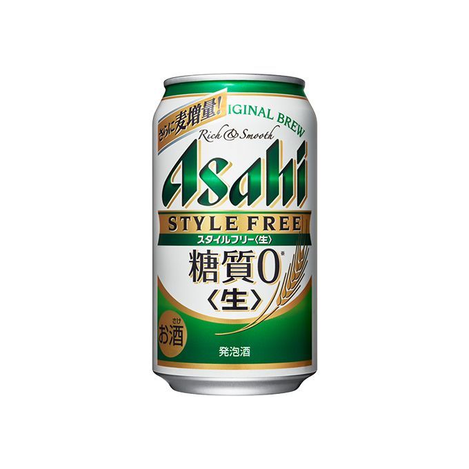 アサヒビールの 350ml。アサヒスタイルフリー(生)350ml×24本