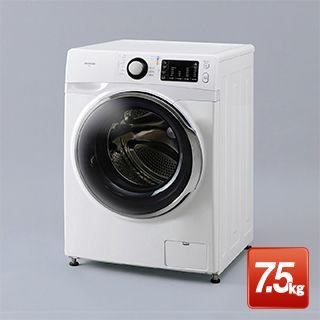 アイリスオーヤマ株式会社 ドラム式洗濯機[7.5kg] ホワイト/ホワイト 