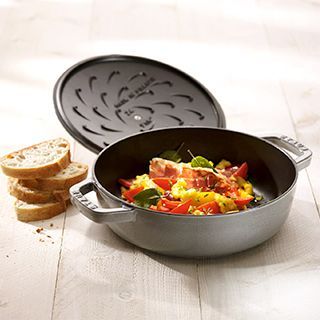 【新品未使用】 STAUB ストウブ　ブレイザーソテーパン 24cm　グレー