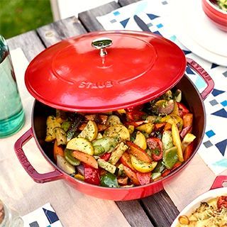 staub ストウブ ブレイザー ソテーパン チェリー 24cm 鍋 フライパン-