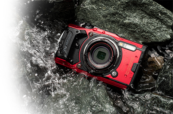 水中撮影も可能 
タフ性能のデジタルカメラ