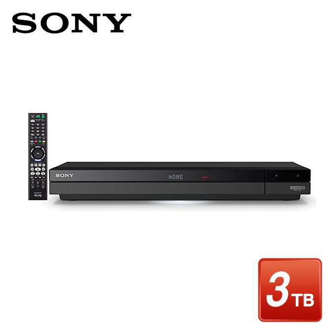 ソニーの BD・HDDレコーダー。3TB ブルーレイ/DVDレコーダー 4Kチューナー内蔵UltraHD