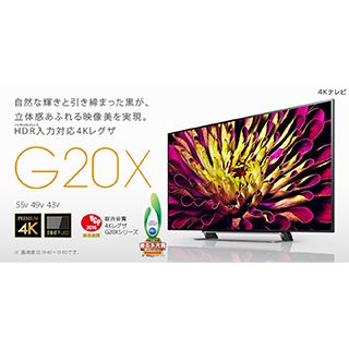 【REGZA】49G20X 49V型 4K液晶テレビ 東芝 レグザ