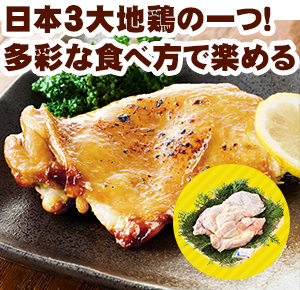 日本3大地鶏の一つ！多彩な食べ方で楽める